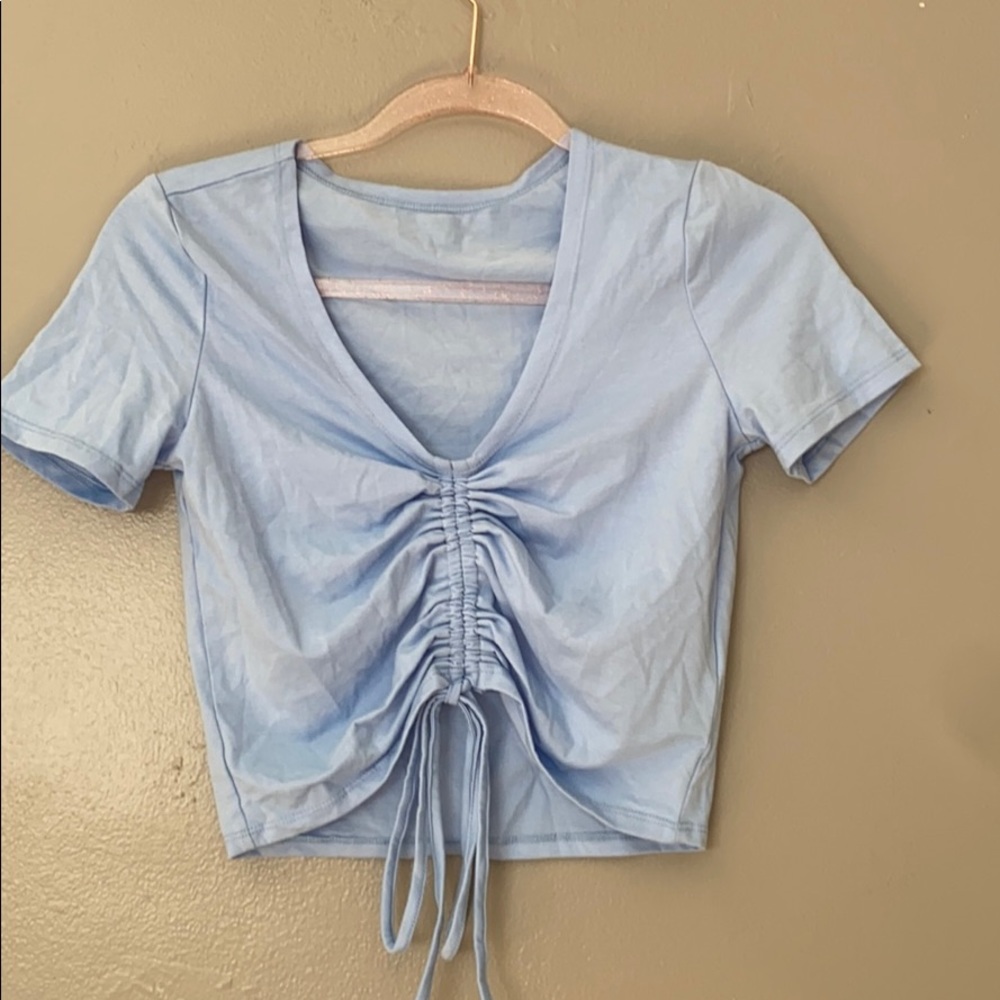 SHEIN blue shirt